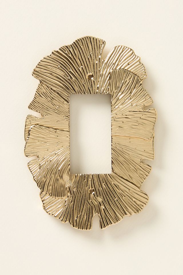 Ginkgo Leaf Switch Plate #1
