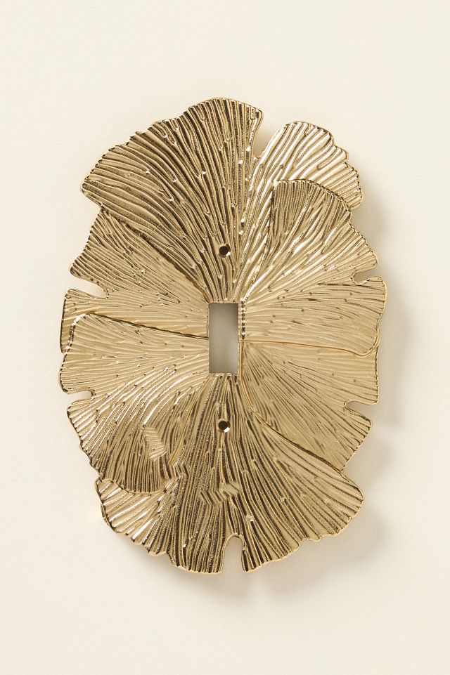 Ginkgo Leaf Switch Plate #2