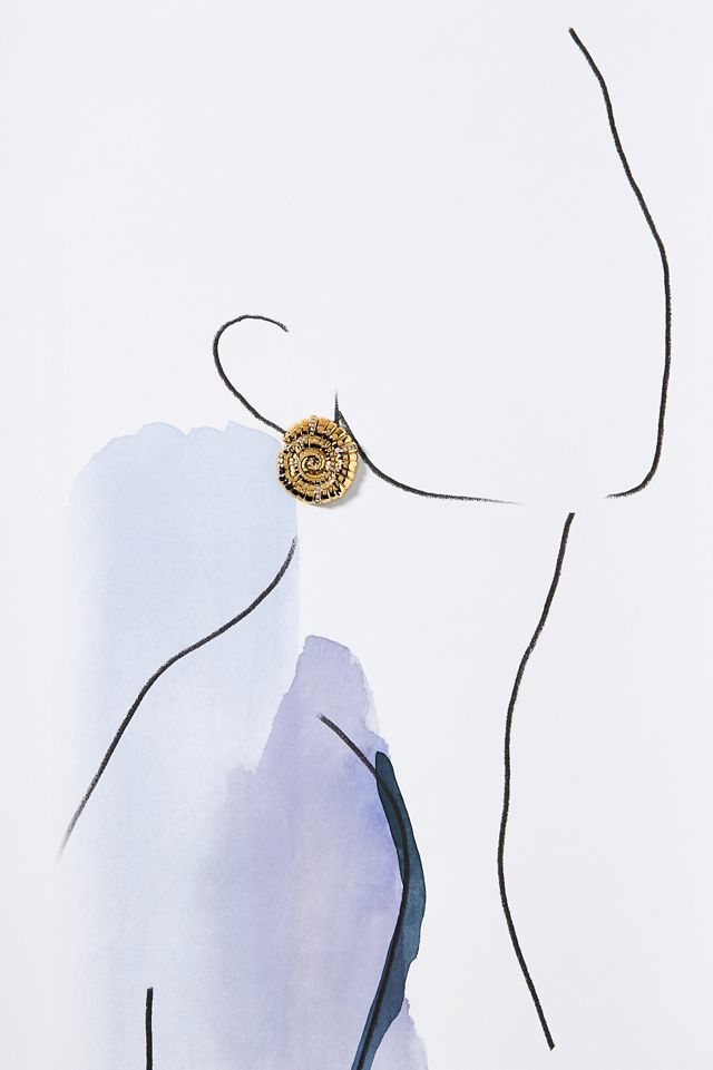 Alona Galia Shell Post Earrings #2
