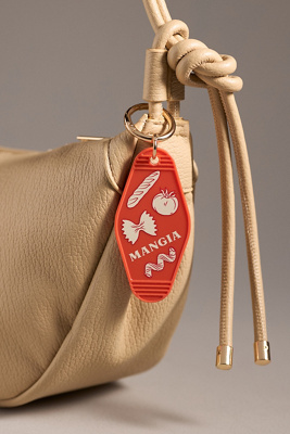 Arden Jewelry Mangia Motel Key Bag Charm In Orange
