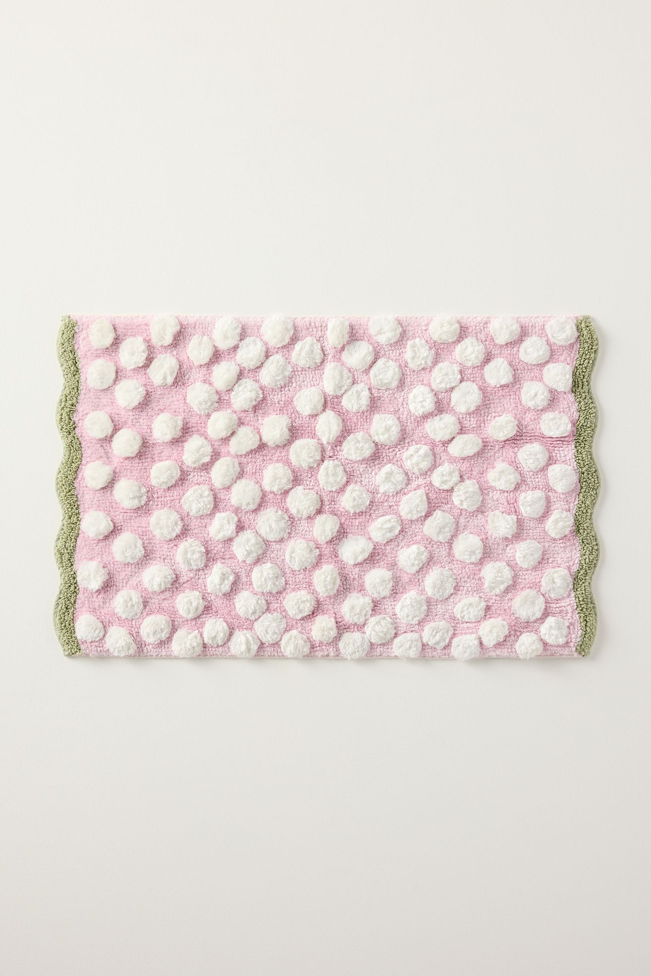 Maeve Polka Dot Tufted Bath Mat - Pink, 21" X 34"