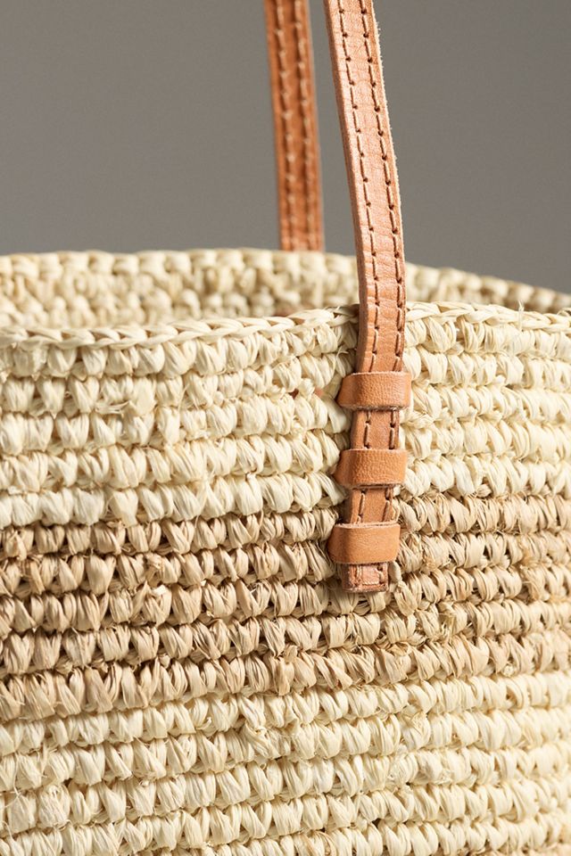 Bembien Bieno Mini Raffia Tote | Anthropologie