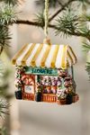 Flower Shop Glass Ornament