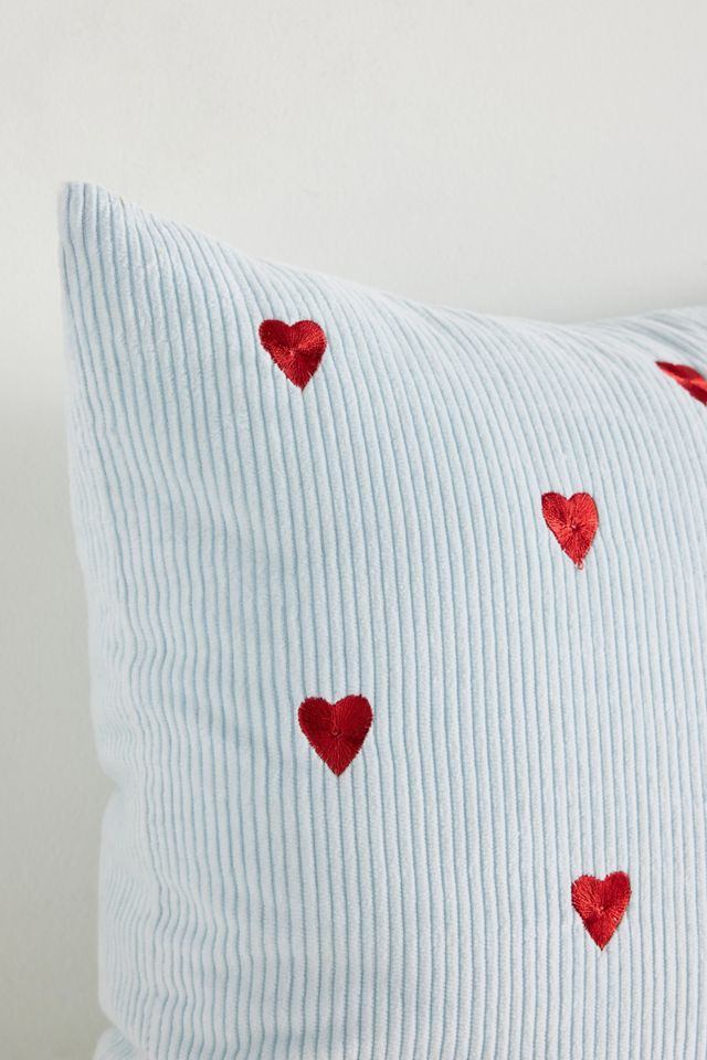 Velvet Corduroy Embroidered Icon Pillow #2
