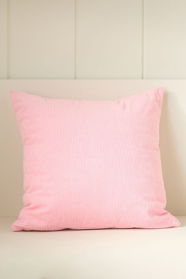 Velvet Corduroy Embroidered Icon Pillow #3