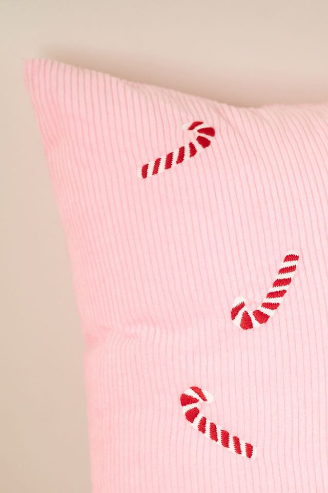 Velvet Corduroy Embroidered Icon Pillow #2