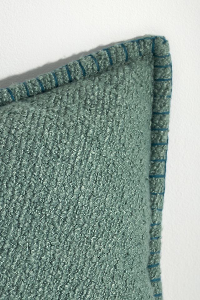 Curtis Bouclé Blanket-Stitch Cushion #2