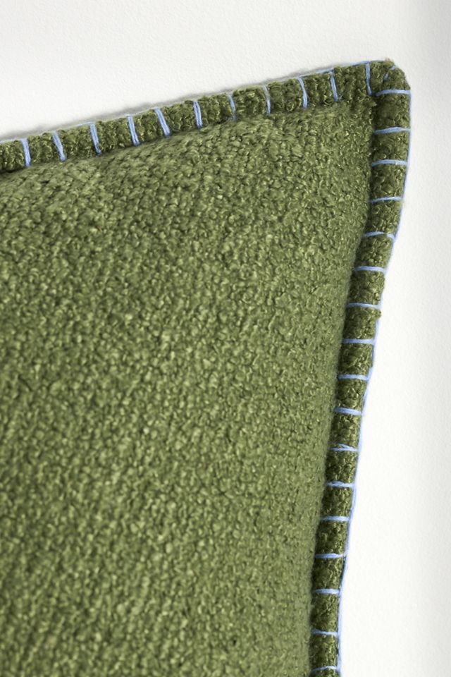 Coussin Curtis en bouclé à point de couverture #2