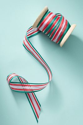 Festive Stripe Gift Ribbon