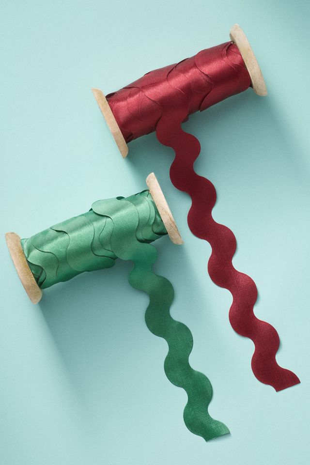 Satin Rickrack Gift Ribbon #1