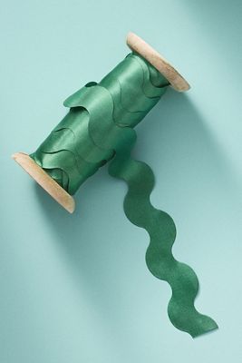 Satin Rickrack Gift Ribbon