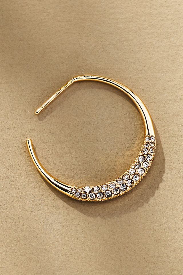 Crescent Hoop Earrings #1
