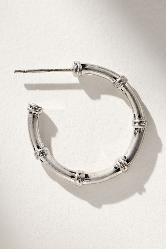 Nautical Knot Hoop Earrings #1