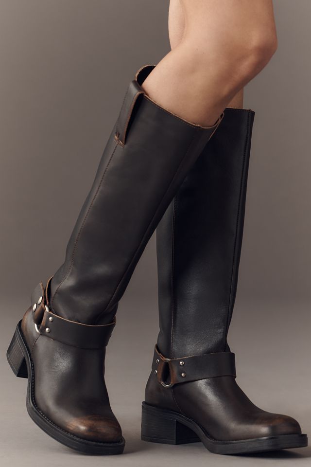By Anthropologie Tall Moto Boots #1