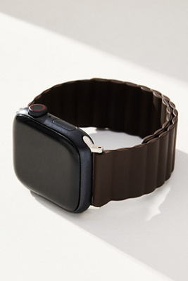 Posh Tech Magnetic Apple Watch Band In Brown
