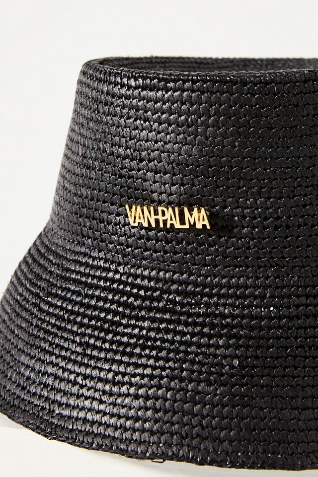 Van Palma Gina Straw Bucket Hat | Anthropologie