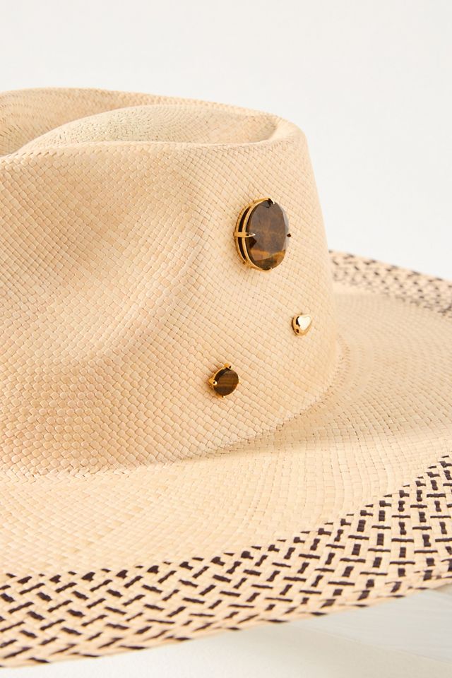 Van Palma Georgia Straw Wide-Brim Rancher #2