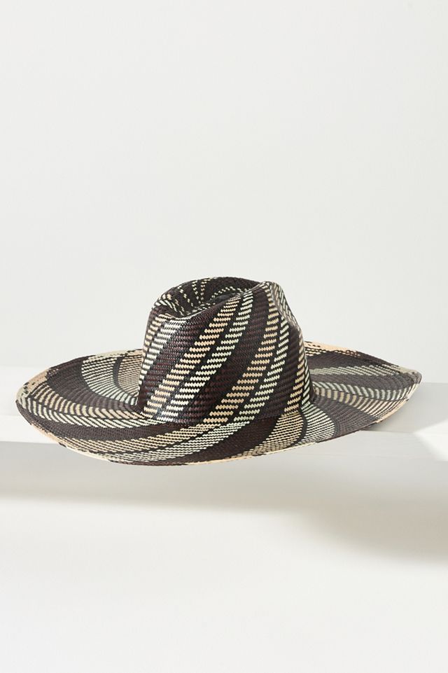 Van Palma Ema Stripe Straw Rancher #1