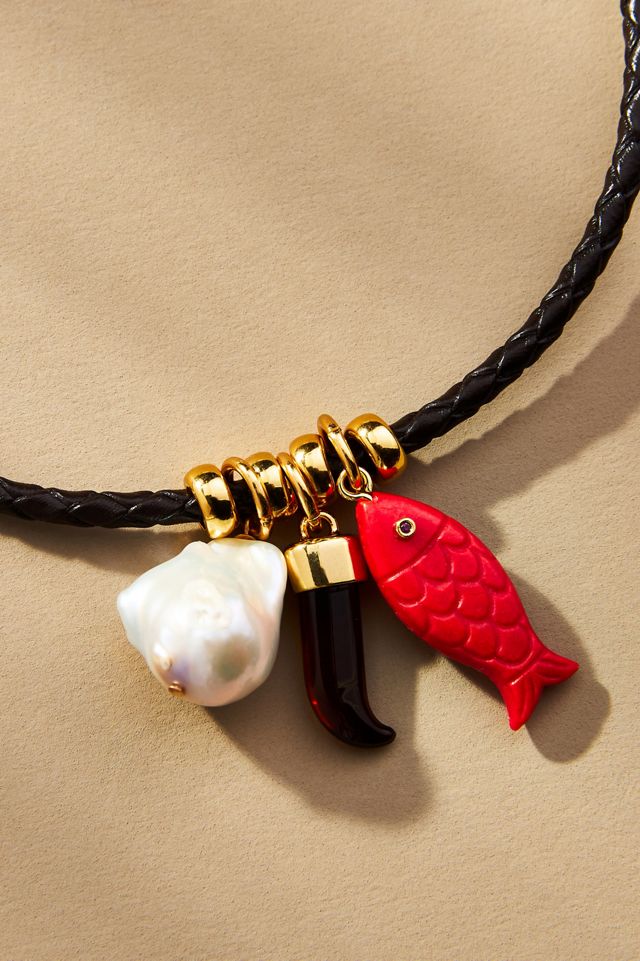 Éliou Pesca Fish Charm Necklace