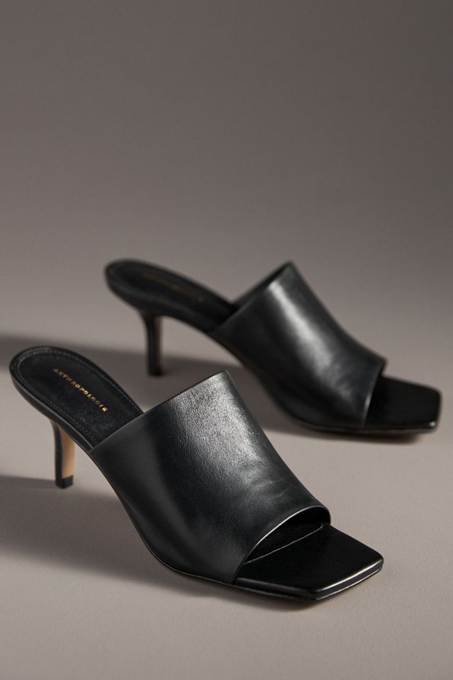 By Anthropologie Square-Toe Heeled Mules #2