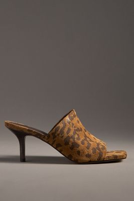 By Anthropologie Mules de Tacón con Punta Cuadrada