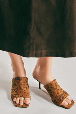 By Anthropologie Square-Toe Heeled Mules | Anthropologie
