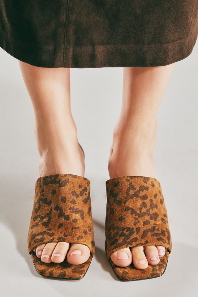 By Anthropologie Square-Toe Heeled Mules #1