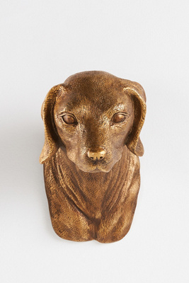 Anthropologie Dog Wall Bust