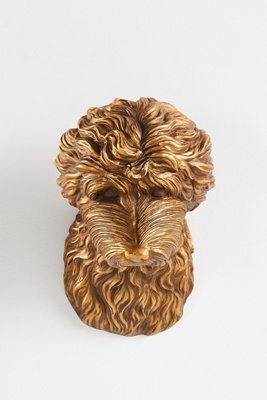 Anthropologie Dog Wall Bust
