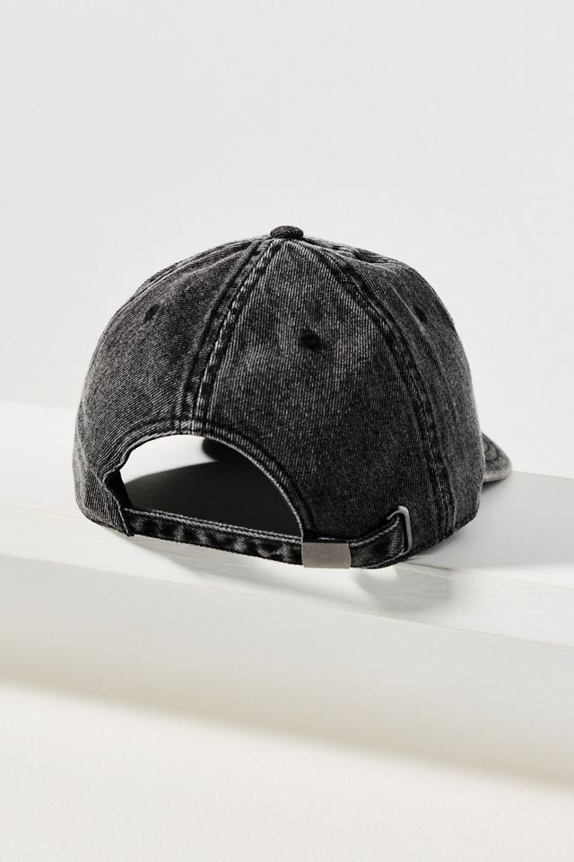 Clare V. Oui Patch Denim Baseball Cap #1