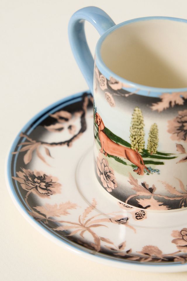 Portobello Stoneware Espresso Cup & Saucer #3