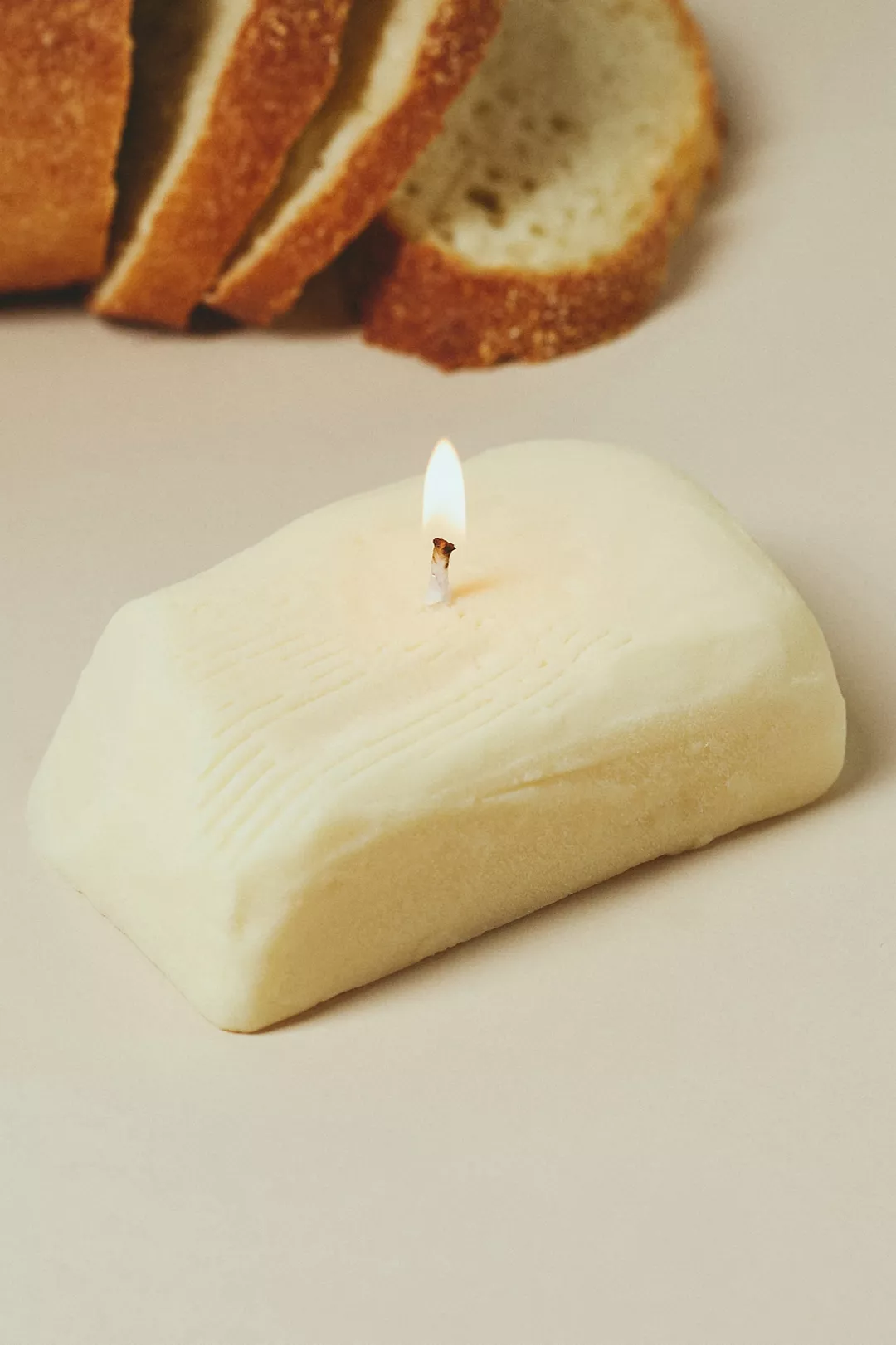 Anthropologie Nata Butter Shaped Candle