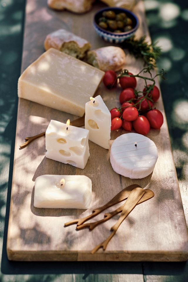 Nata Camembert Cheese Shaped Decorative Candle #3