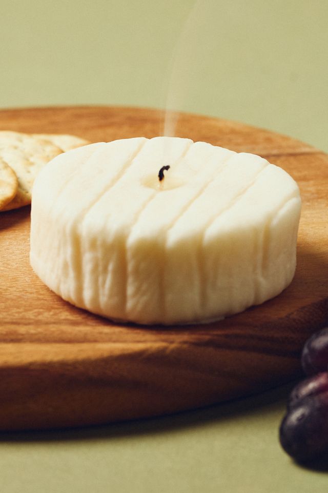 Nata Camembert Cheese Shaped Decorative Candle #1