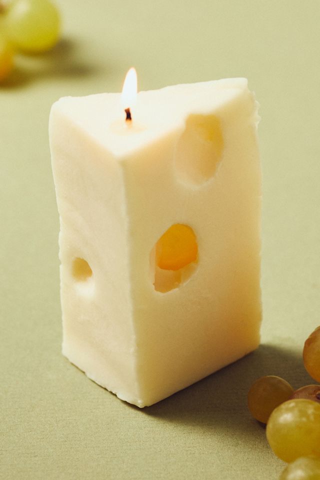 Nata Emmental Cheese Shaped Decorative Candle #1
