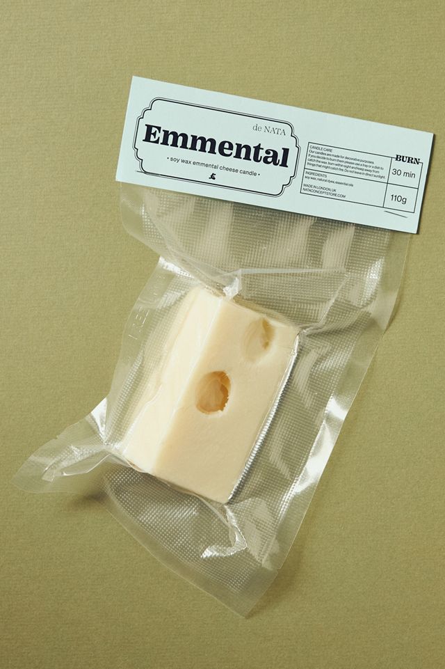 Nata Emmental Cheese Shaped Decorative Candle #2