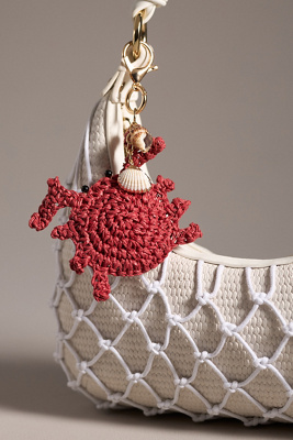 By Anthropologie Under The Sea Raffia Bag Charm