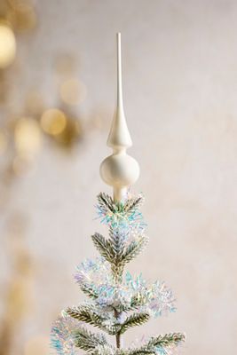 Finial Glass Tree Topper