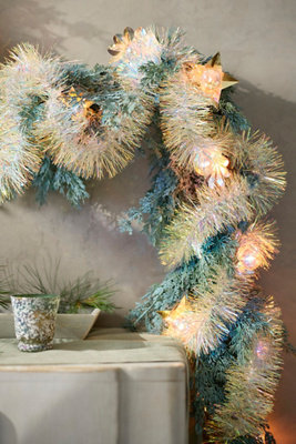 Terrain Tinsel Garland, 8.6'
