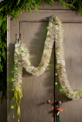 Terrain Tinsel Garland, 104"