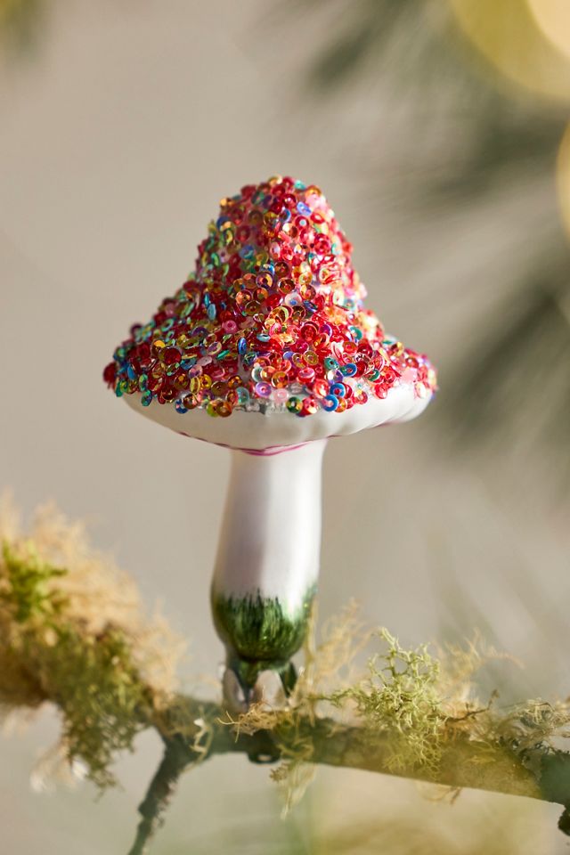 Confetti Cap Mushroom Clip Ornament #2