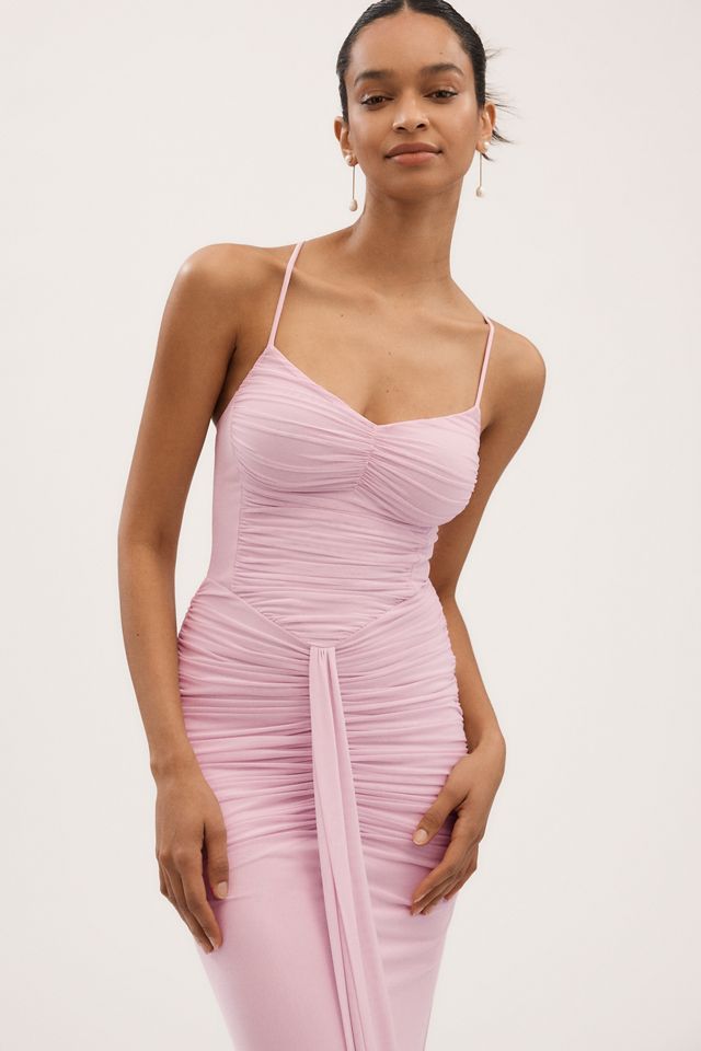 AFRM Azula Halter Ruched Maxi Dress #2