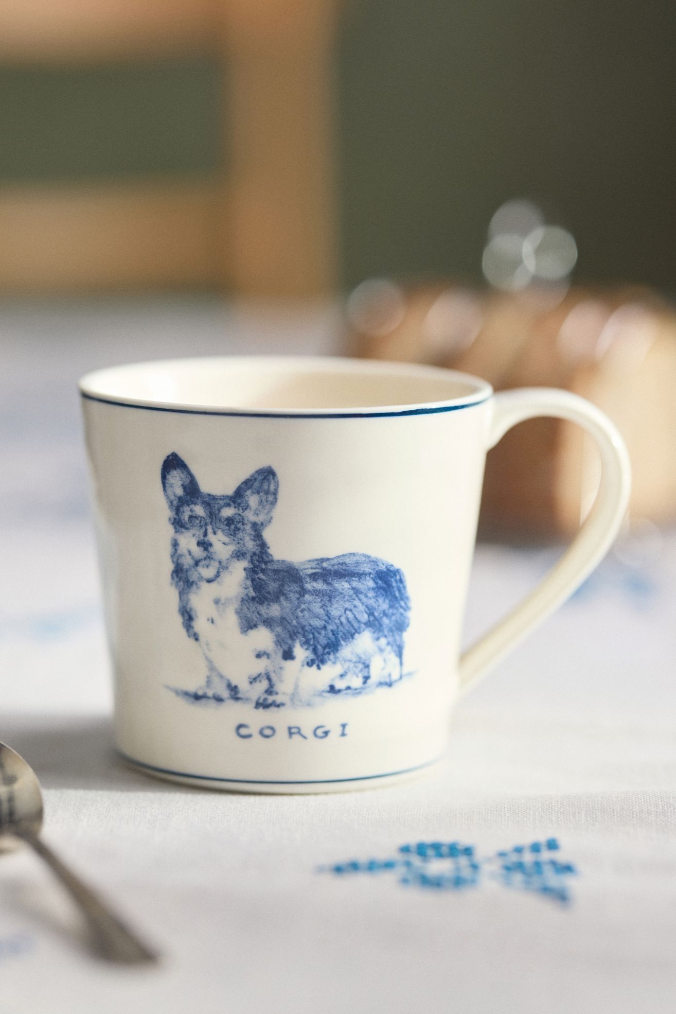 Molly Hatch Stoneware Dog Mug - Corgi, Standard, One Size