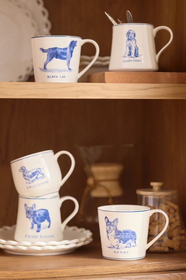 Molly Hatch Stoneware Dog Mug #1