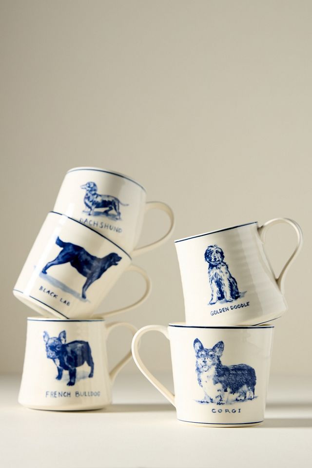 Molly Hatch Stoneware Dog Mug #4