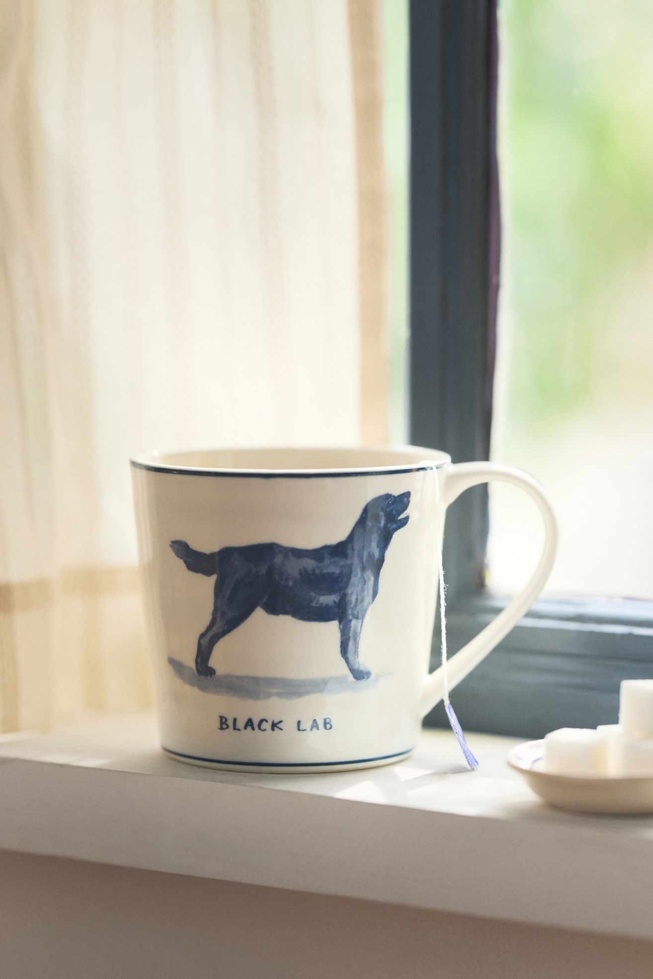 Molly Hatch Stoneware Dog Mug - Black Lab, One Size