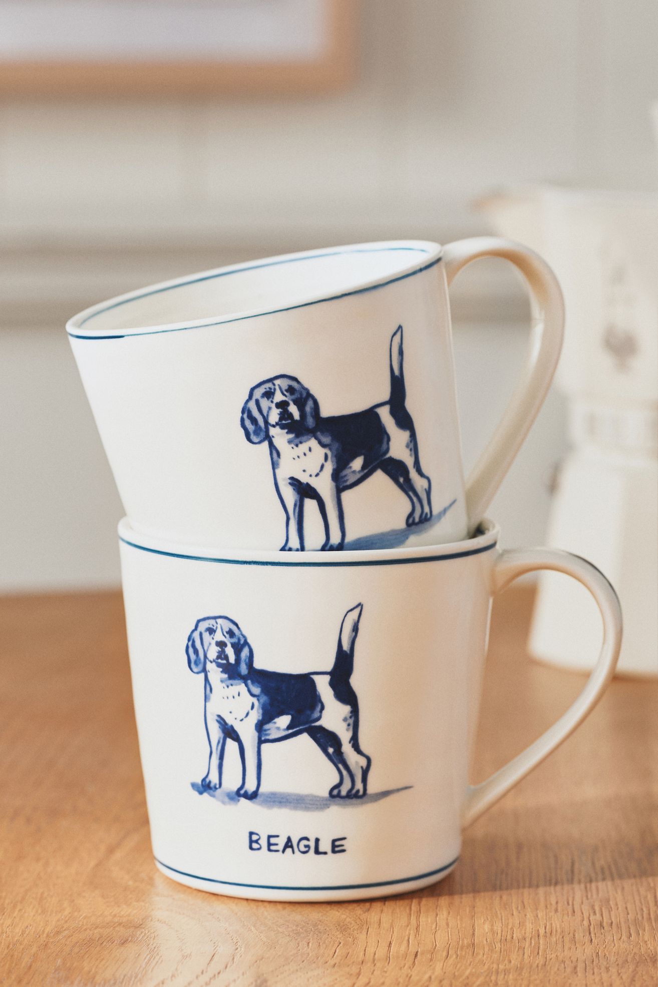 Molly Hatch Stoneware Dog Mug - Beagle, One Size