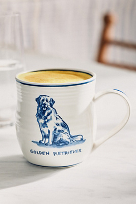 Molly Hatch Stoneware Dog Mug