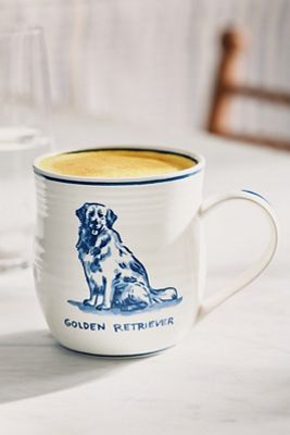 Molly Hatch Stoneware Dog Mug