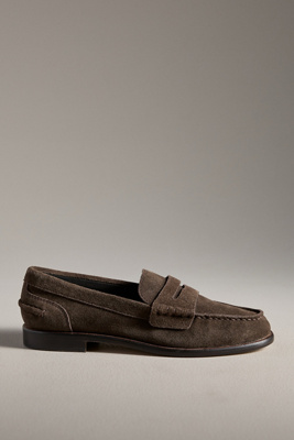 Rag & Bone Carter Leather Loafers In Brown